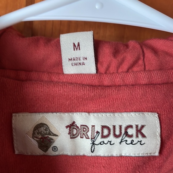Dri Duck For Her Jacket Size Medium Orange - Picture 2 of 6